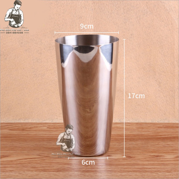 Shaker Boston Một Mảnh Inox 800ML