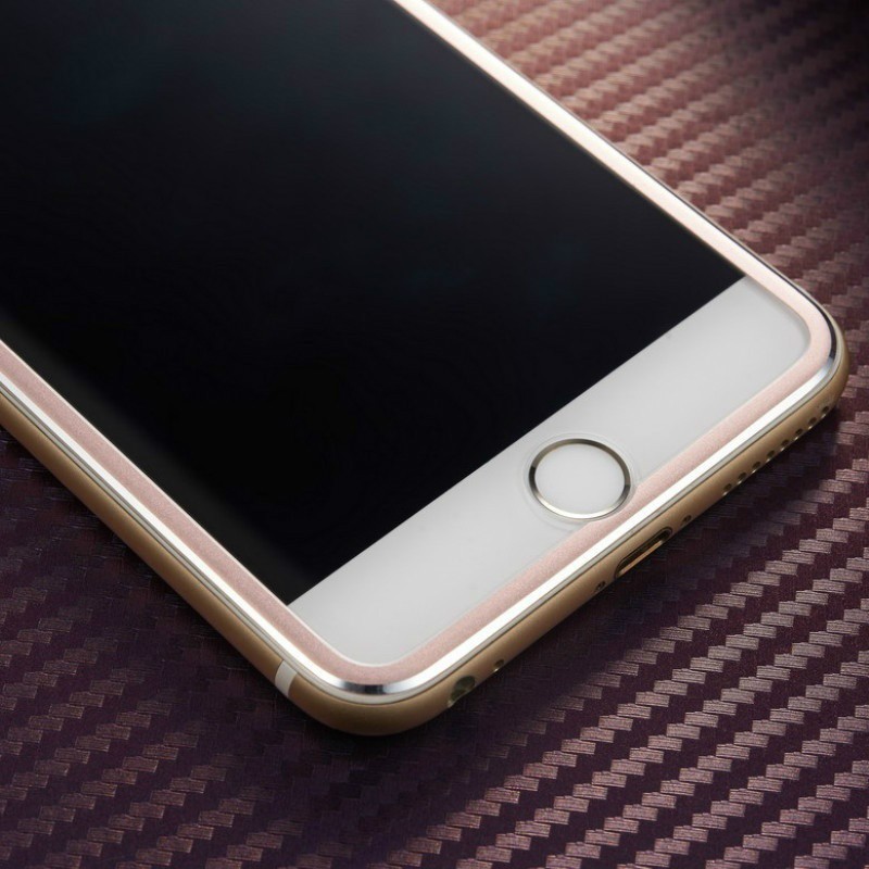 Kính cường lực nhiều màu viền kim loại thích hợp cho iPhone 5 5s se 6 6s 7 8 plus X XR XS MAX 11 PRO MAX