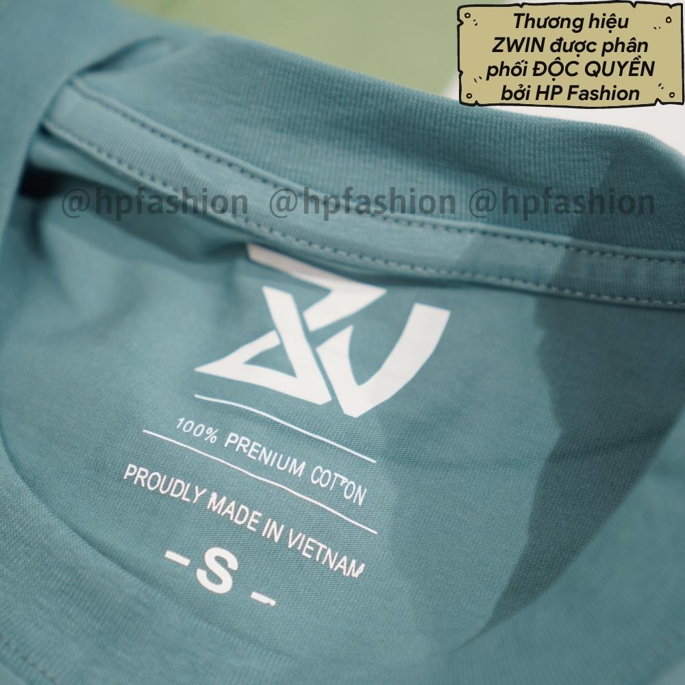 Áo thun trơn tay lỡ 100% Premium Cotton ❤️ Áo phông trơn Basic Tee form rộng Oversize dáng Unisex nam nữ - Happy Style