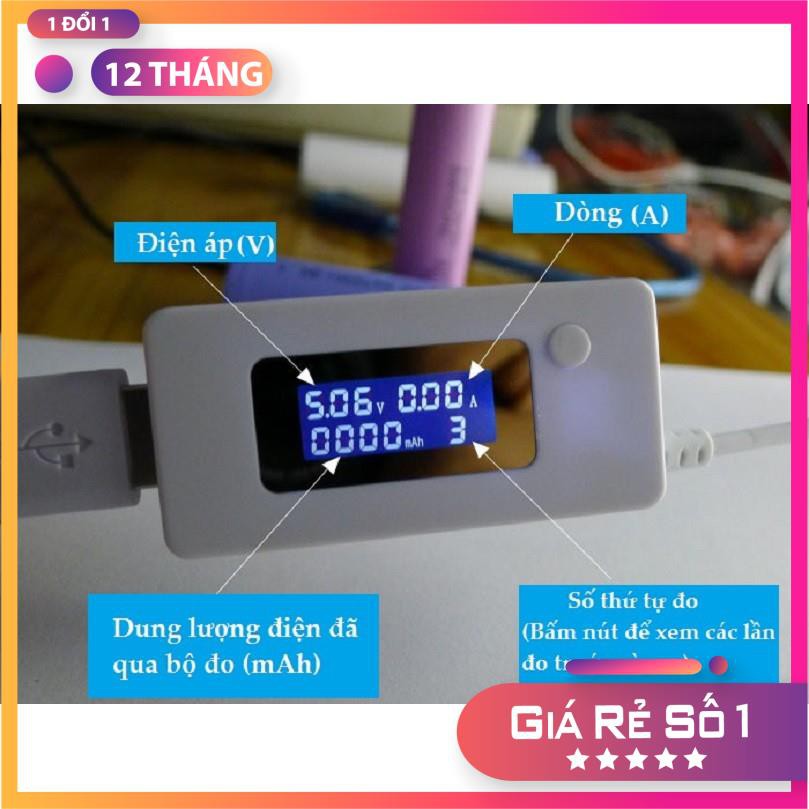 Thiết bị đo điện áp và dòng sạc điện thoại V2