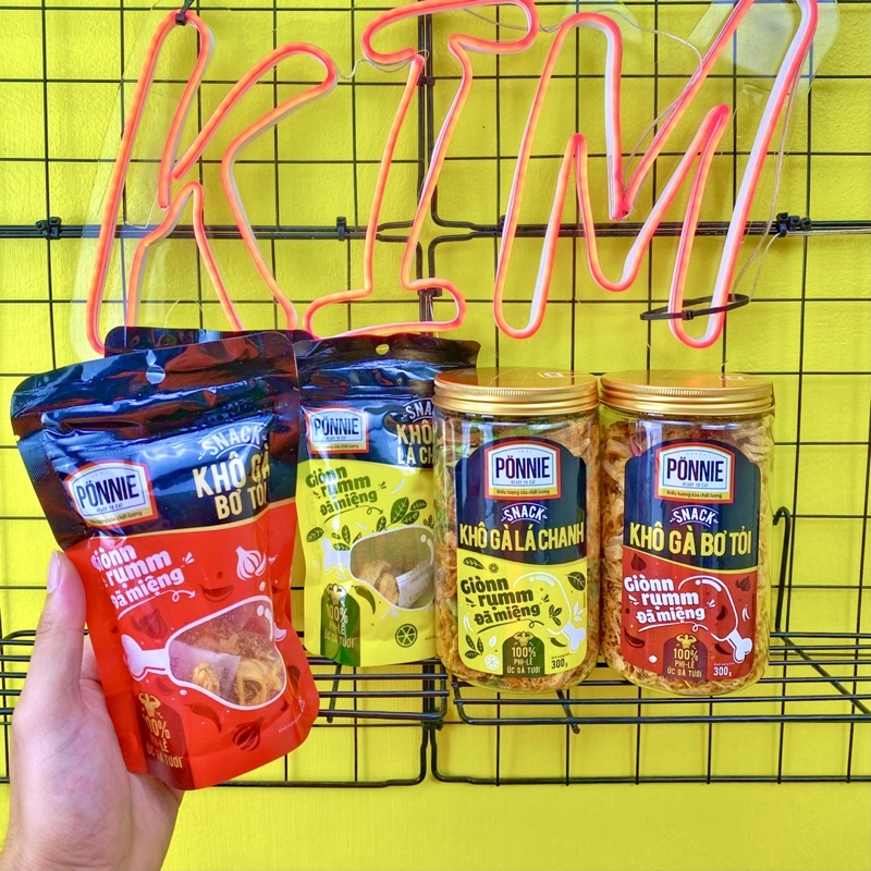 Snack khô gà giòn Ponnie
