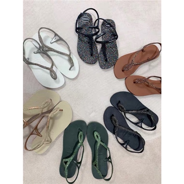 Sandal Havaianas nhũ