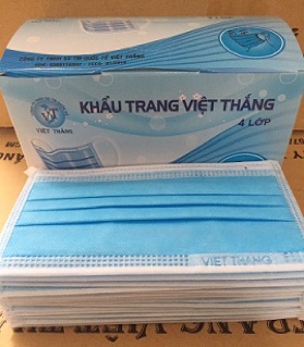 Khẩu trang y tế 4 lớp VIET THANG