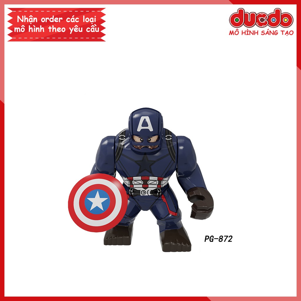 Bigfig nhân vật siêu anh hùng trong End Game - Đồ chơi Lắp ghép Xếp hình Mini Minifigures Iron Man Big Fig Pogo PG 8258