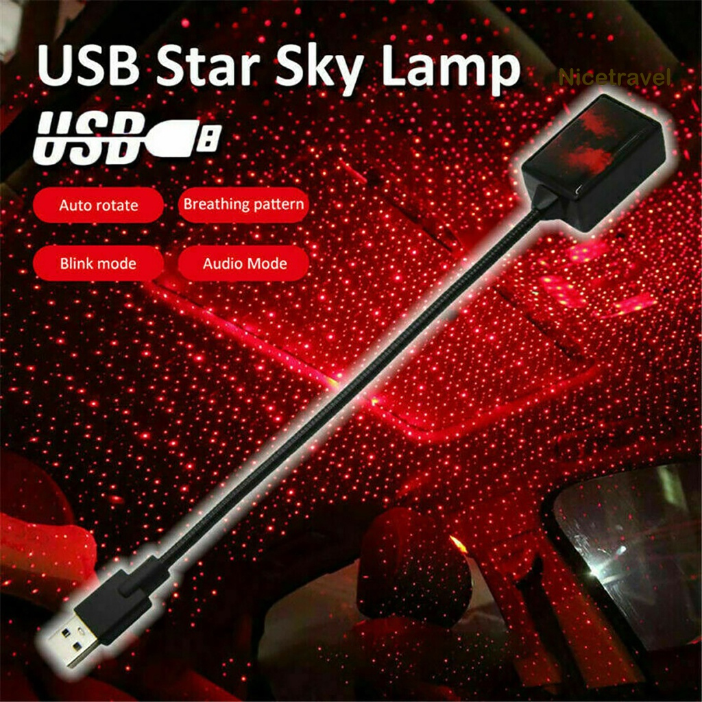 Đèn Led Chiếu Hình Bầu Trời Đầy Sao Xoay Tự Động Usb Trang Trí Nội Thất Xe Hơi | BigBuy360 - bigbuy360.vn