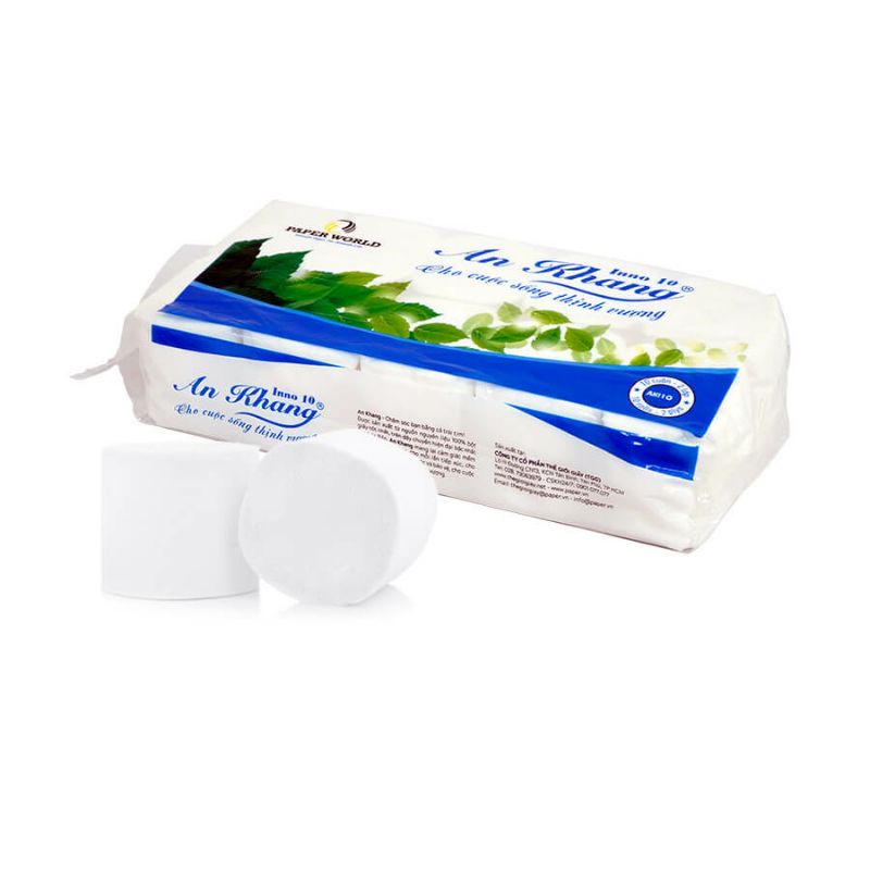 Giấy Vệ Sinh Cuộn Nhỏ An Khang