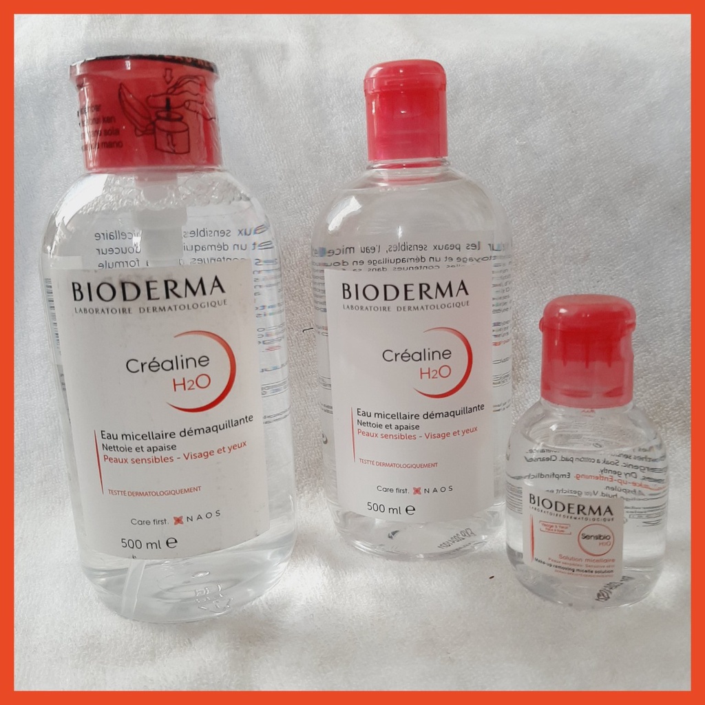 Nước Tẩy Trang BIODERMA H2O Xanh, Hồng 500ML Chính Hãng