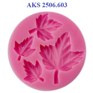 KHUÔN SILICON 4 LÁ PHONG