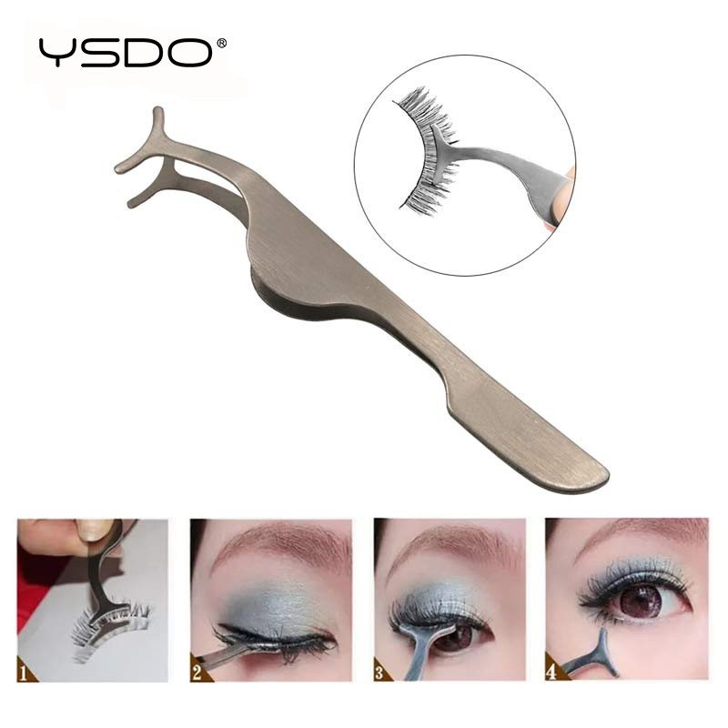 Nhíp Kim Loại Gắn Mi Giả Trang Điểm Làm Đẹp