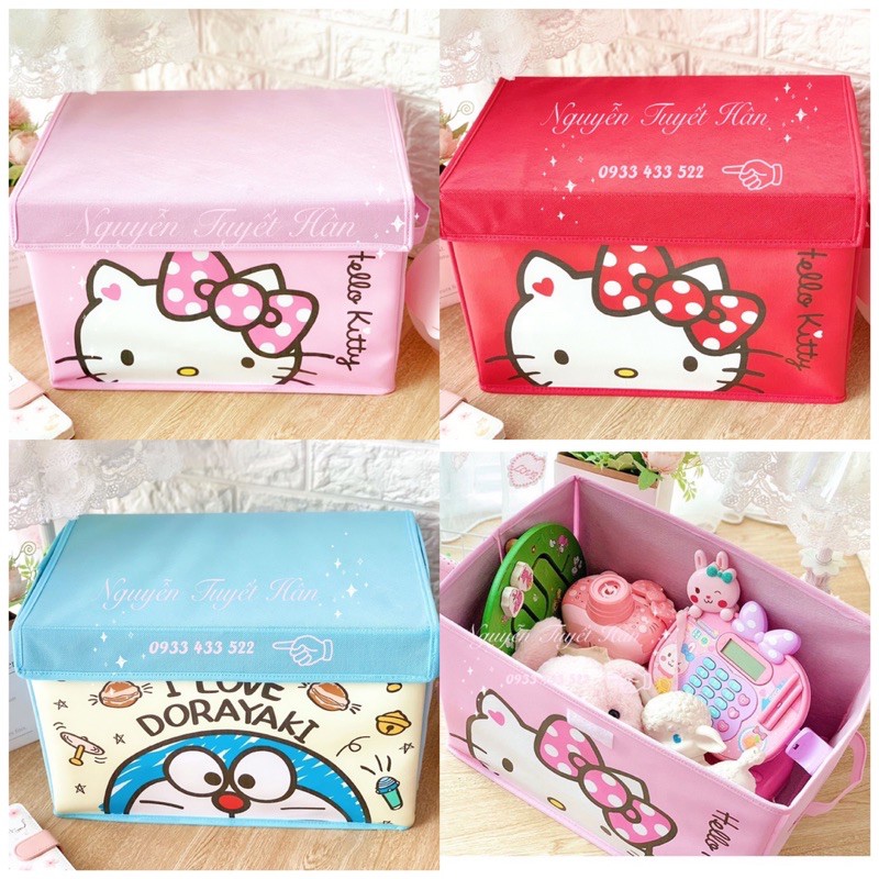 Hộp đựng xếp gọn Hello Kitty - Doremon Doraemon