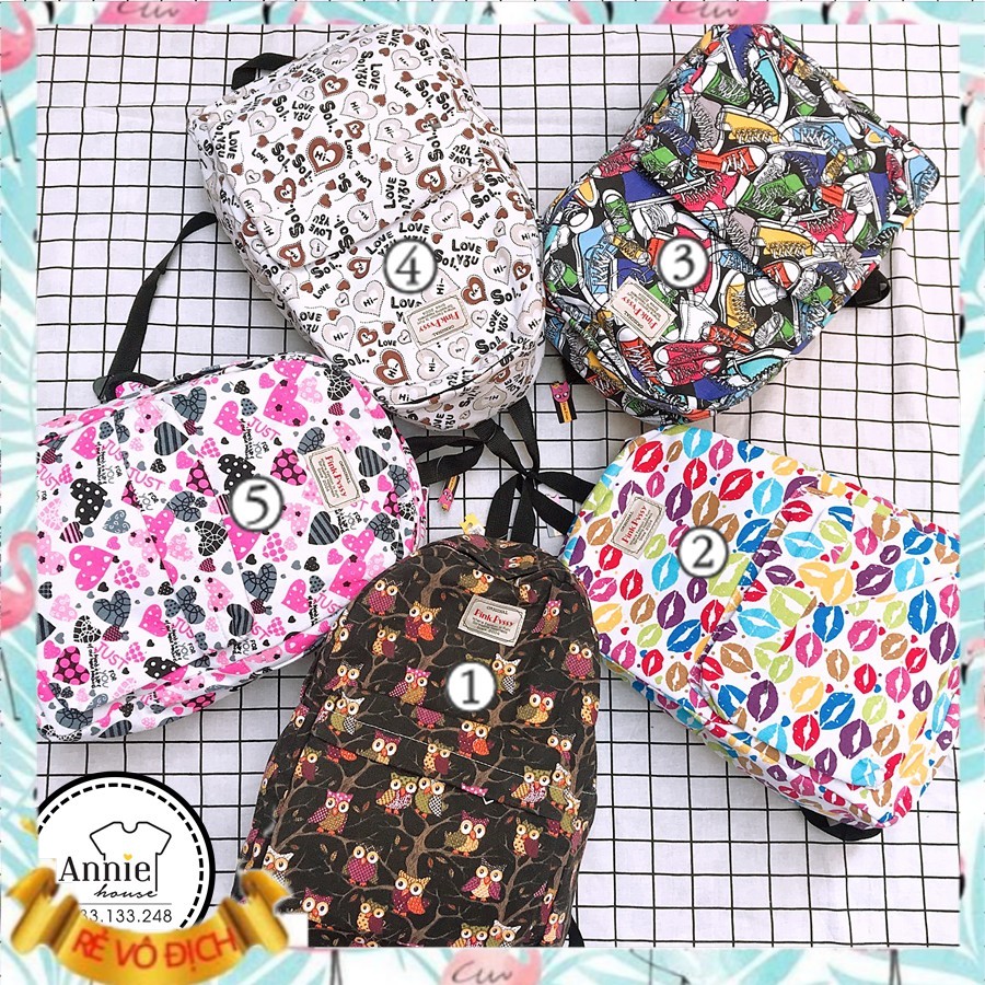 Balo hình Canvas Thái Lan