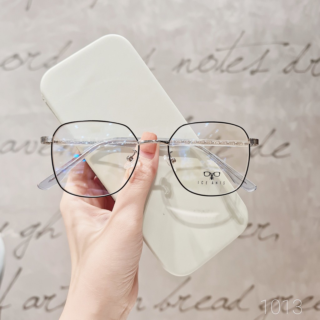 Gọng kính cận kim loại mắt tròn Lilyeyewear 1013 nhiều màu một size