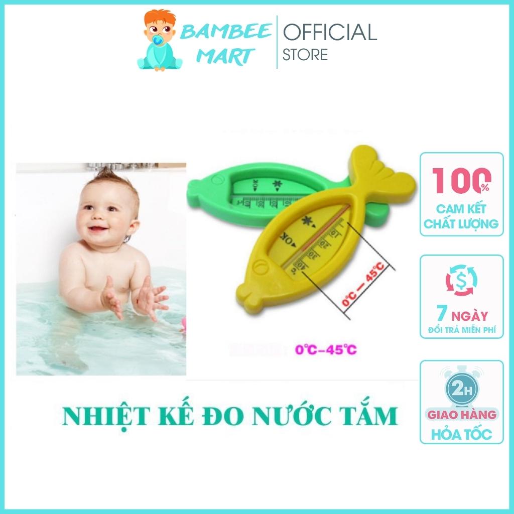 Nhiệt kế đo nhiệt độ nước hình cá cho bé dễ thương bền đẹp chính xác NHKE03 BamBee Mart