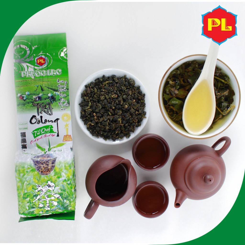 Trà ô long cao cấp (oolong) 100g-250g Tứ Quý Phước Lạc - Trà biếu thượng hạng