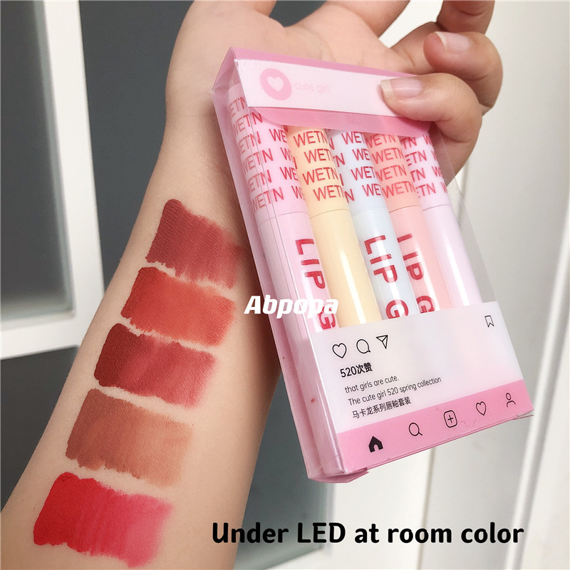 Bộ 5 son môi trang điểm dưỡng ẩm lâu trôi cao cấp | BigBuy360 - bigbuy360.vn