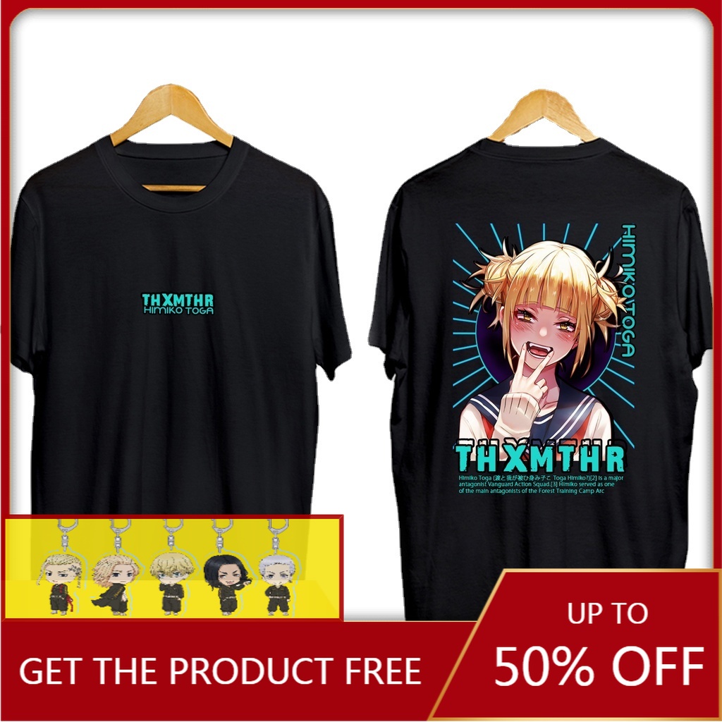 Áo thun tay ngắn in hình anime Himiko Toga cá tính