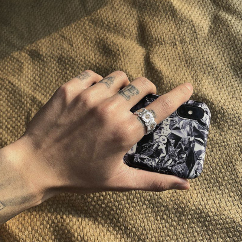 Nhẫn Hình Hoa Cúc Có Thể Điều Chỉnh Kích Cỡ