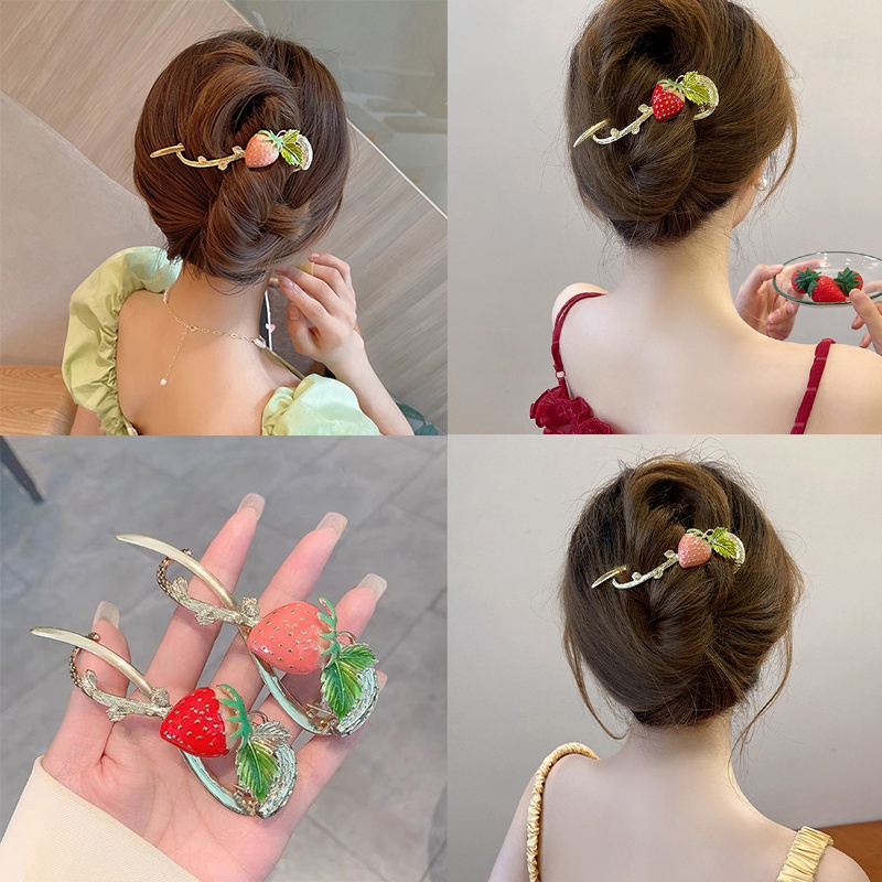 Kẹp TóC HìNh Quả Dâu Tây