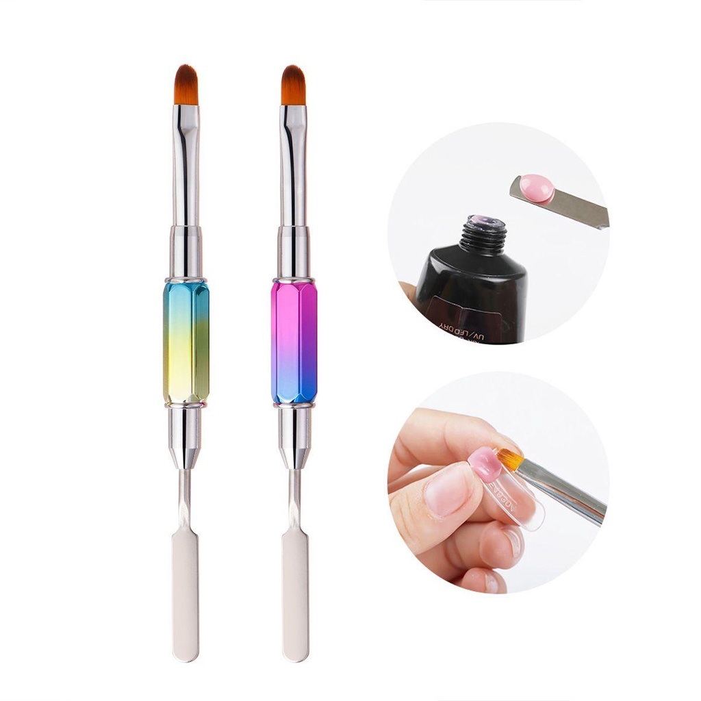 OCEANMAP Cọ Hai Đầu Dùng Trang Trí Móng Tay Nghệ Thuật Thời Trang
