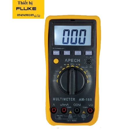 APECH AM - 186 Đồng hồ vạn năng hiện số APECH AM 186