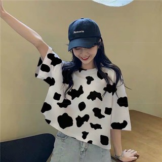 Áo Croptop Tay Lỡ Bò Sữa