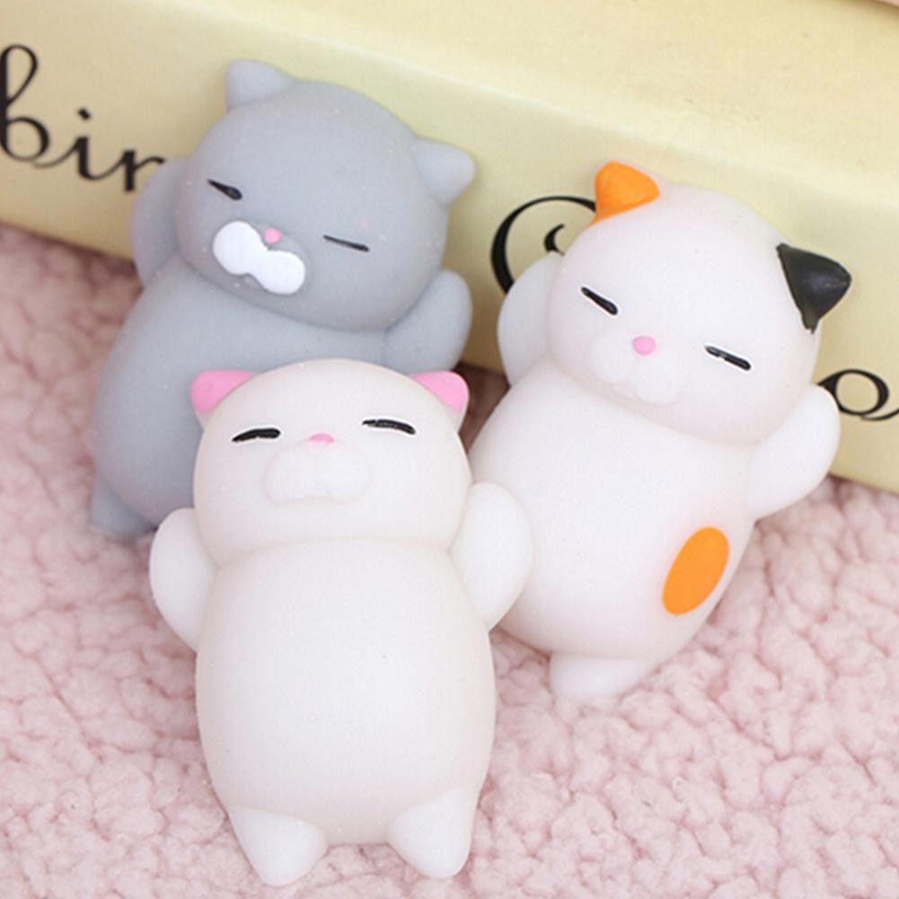 Đồ chơi hình cây kem nhún dạng chất liệu squishy kawaii