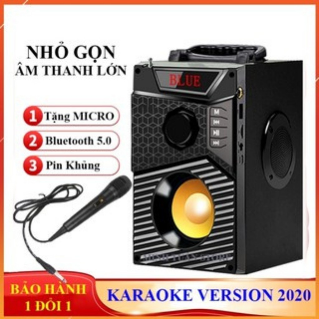 Loa Karaoke Buetooth A300 Cao Cấp Công Suất Lớn Tặng Kèm Mic Bảo Hành Toàn Quốc