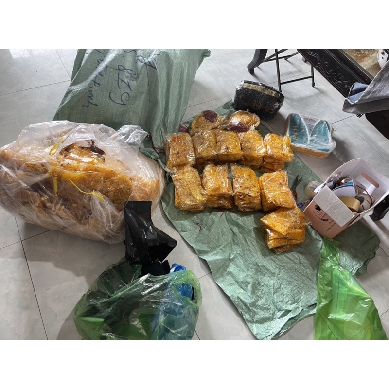 Combo bánh tráng khô gà