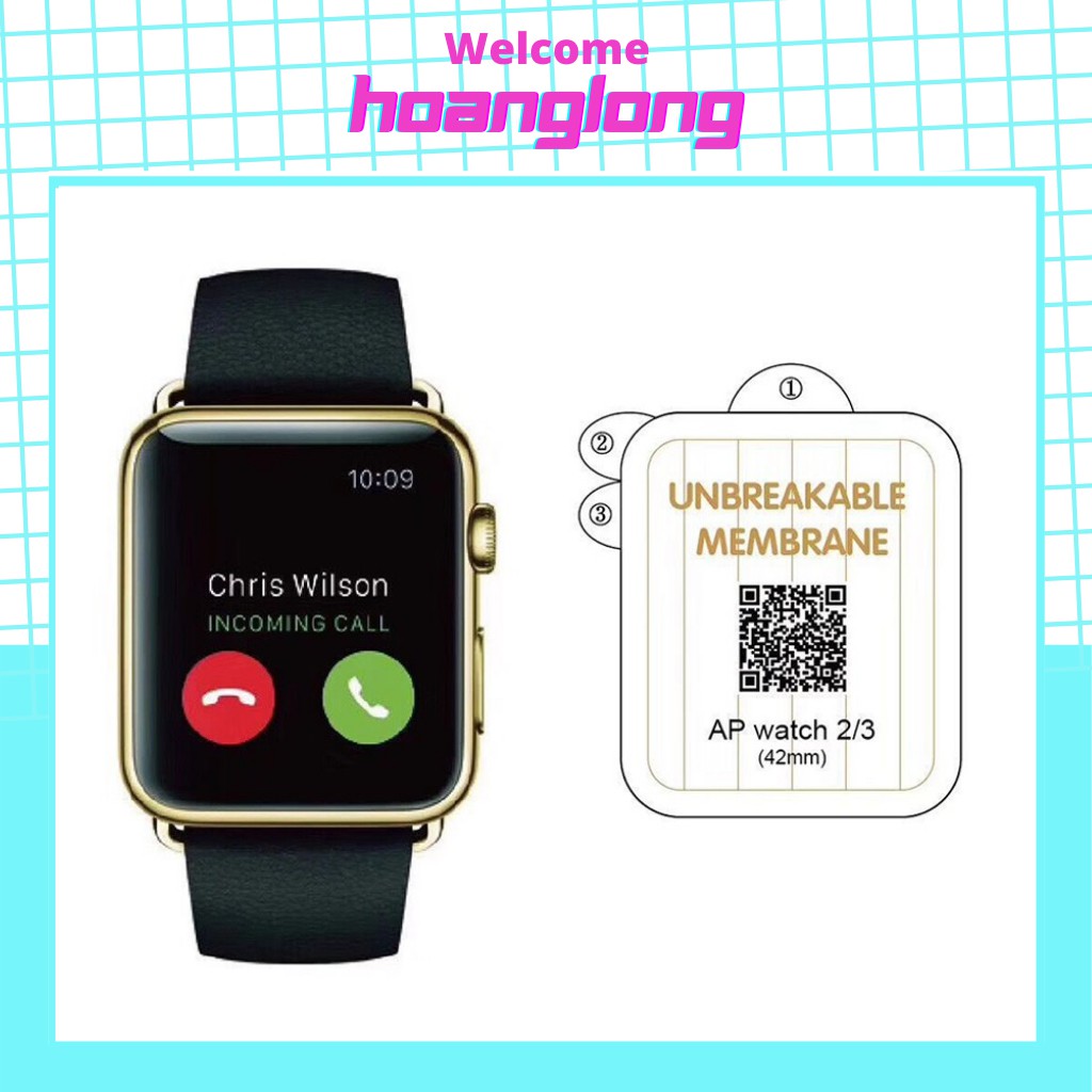Miếng dán PPF Apple Watch bảo vệ màn hình apple watch 38|42|40|44 (mm) series 5/4/3/2/1