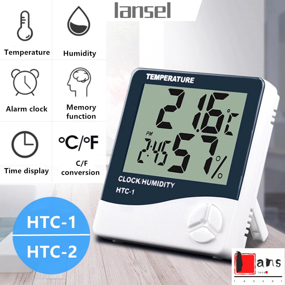 Đồng Hồ Đo Nhiệt Độ Độ Ẩm Màn Hình LCD Kỹ Thuật Số HTC-1 HTC-2