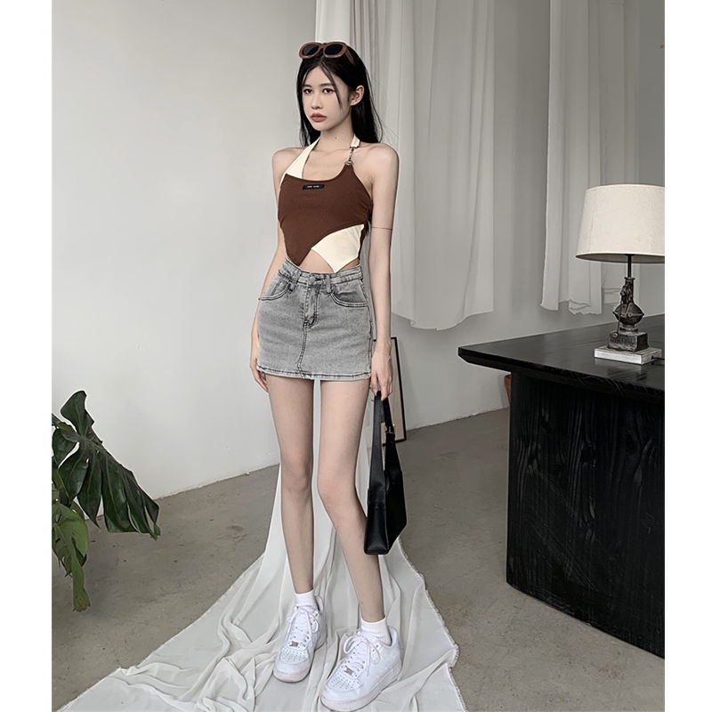 COZOK Áo Tank Top Không Tay Thiết Kế Quyến Rũ Thời Trang