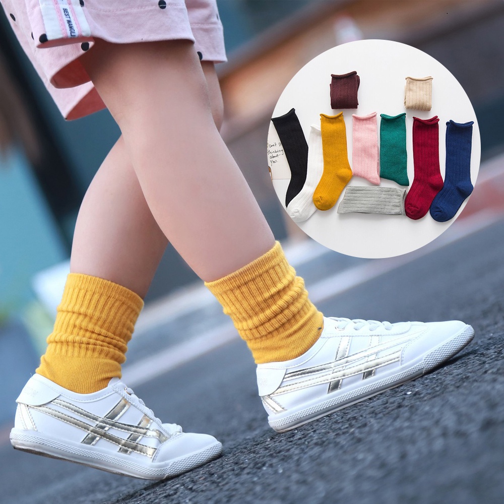 Vớ Cotton Thời Trang Thoáng Khí Dành Cho Bé Từ 1-10 Tuổi