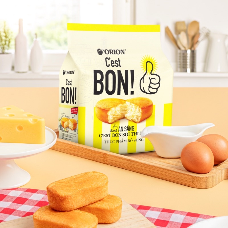 Bánh Ăn Sáng C'est Bon Sợi Thịt Gà