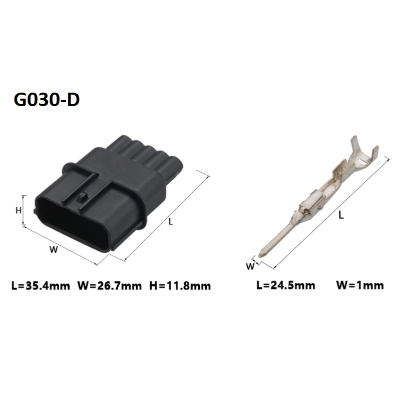 G030-Giắc cắm cảm biến áp suất 5 lỗ