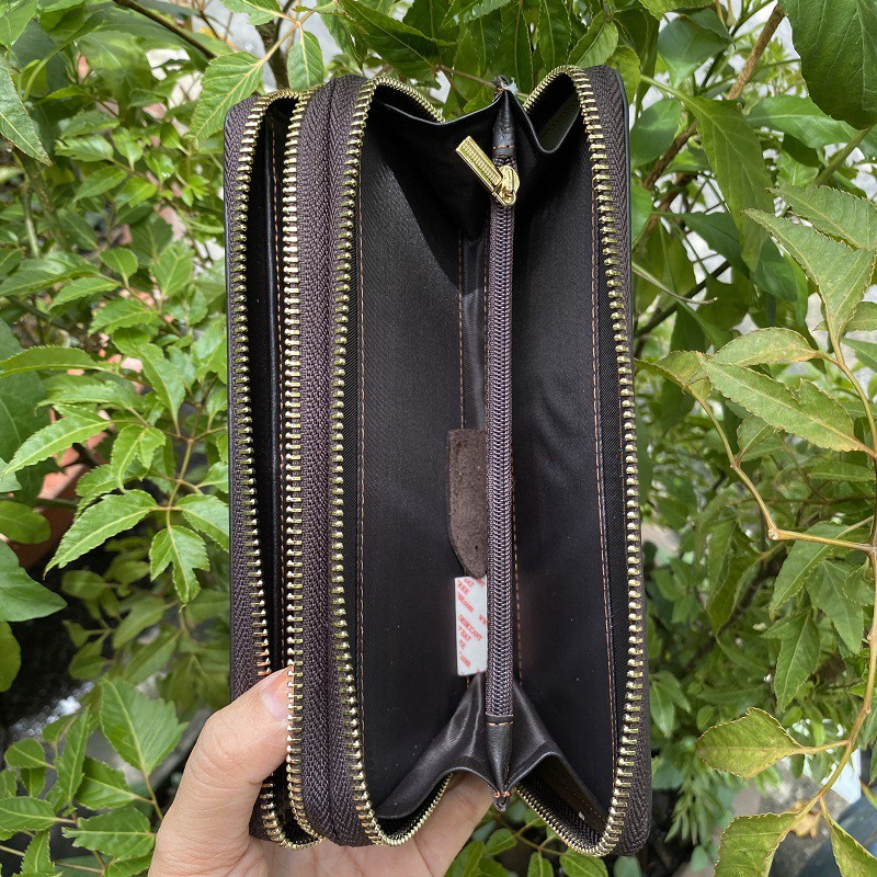 VÍ DÀI 2 NGĂN CẦM TAY NAM DA THẬT VD10