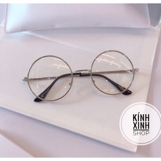 Kính gọng Vintage Mắt tròn Kim loại