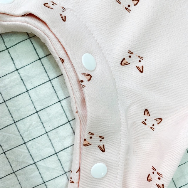 Bodysuit Bama Babi mèo hồng 100% cotton cao cấp | BigBuy360 - bigbuy360.vn