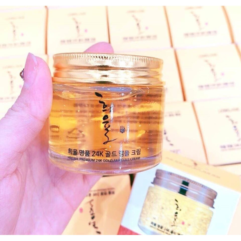 kem dưỡng da Hàn Quốc 💖FREESHIP💖Kem dưỡng Lebelage HeeYul Premium Gold Essence 70ml HALIN9112 Cao Cấp