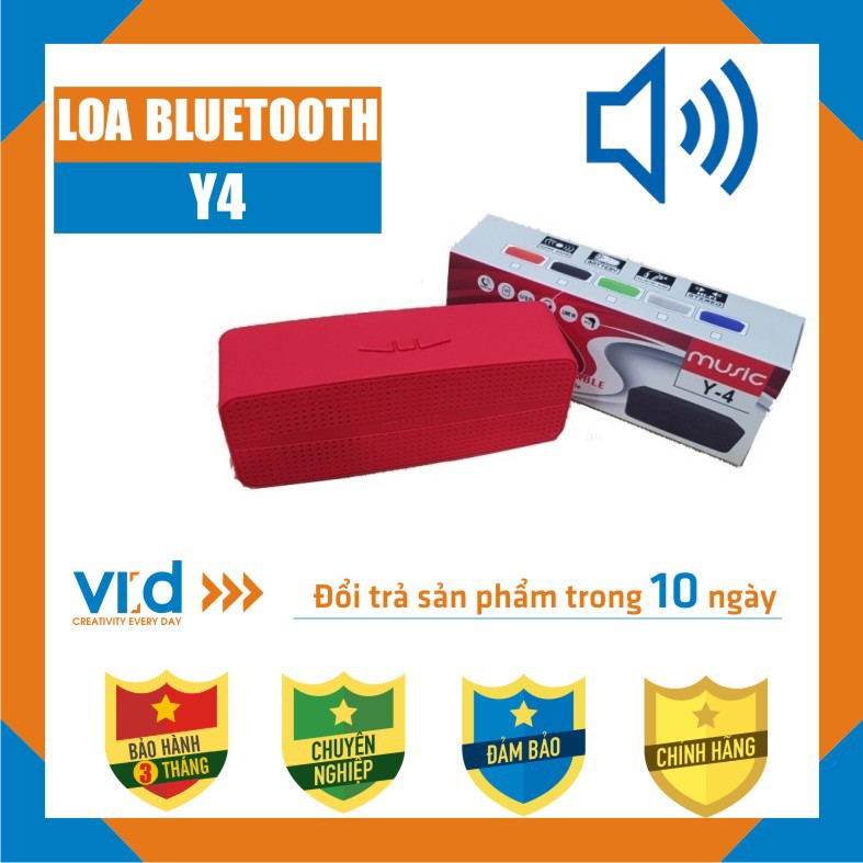 [Mã ELFLASH5 giảm 20K đơn 50K] Loa Mini Bluetooth Y3-Y6 - Bảo hành 3 tháng