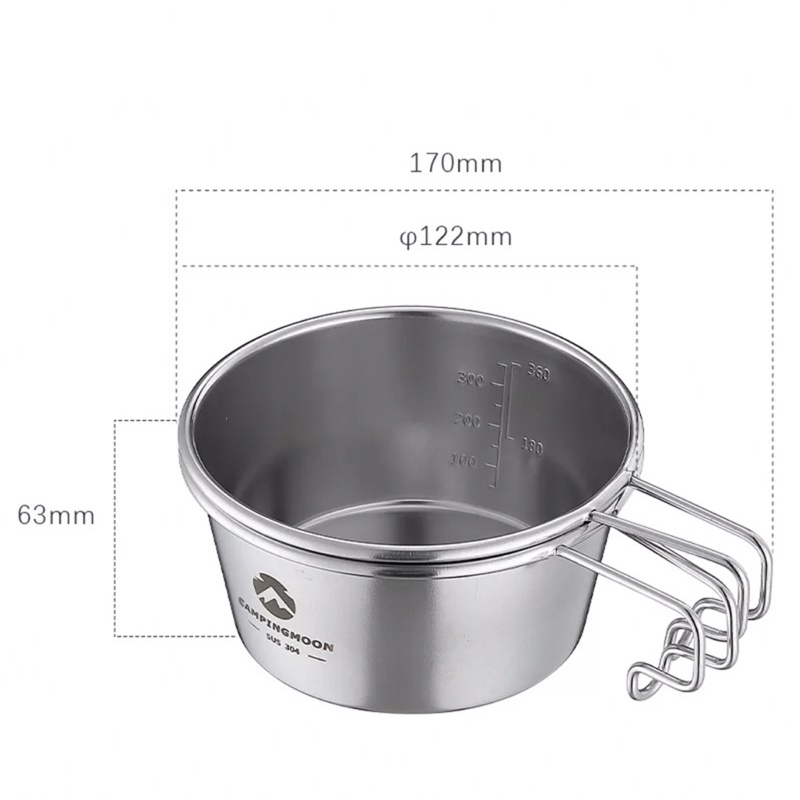 Bát ăn dã ngoại / chén ăn dã ngoại Campingmoon 450ml