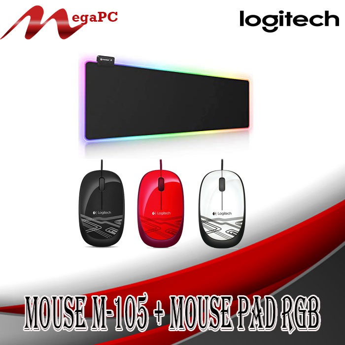 Miếng Lót Chuột Gaming Logitech M-105 & Megapc Rgb