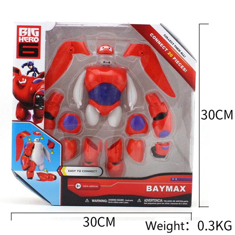 Kids Big Hero Assembly Deformation Toys Baymax Robot Movable Model