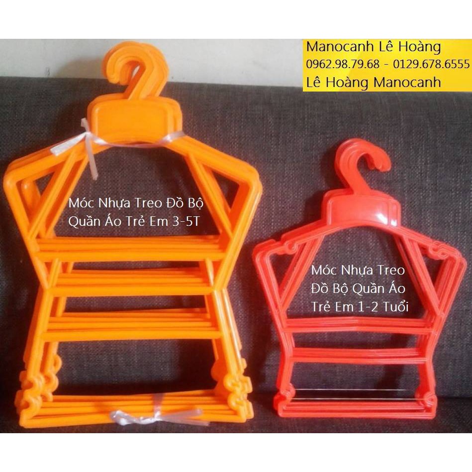 Combo 50 Móc Bộ BÉ và 20 Móc Bộ TO Trẻ Em