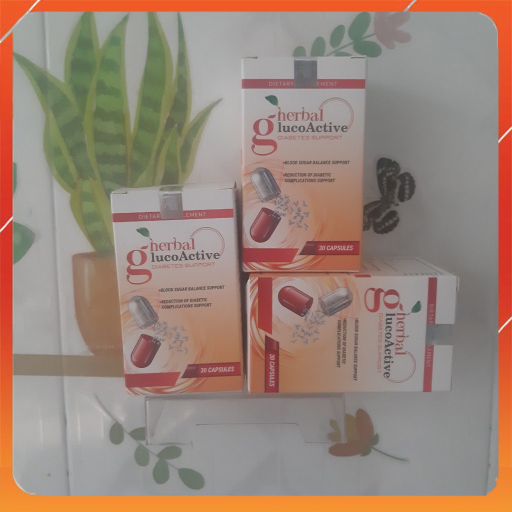[COMBO 3 HỘP] VIÊN UỐNG HERBAL GLUCOACTIVE - Hỗ Trợ Hạ Đường Huyết Ổn Định Sức Khỏe Toàn Diện - CHÍNH HÃNG HỘP 30 VIÊN | BigBuy360 - bigbuy360.vn