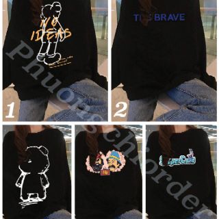 Áo thun sweater in hình