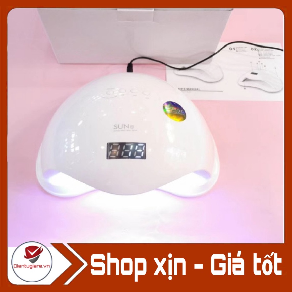 Máy Hơ Khô Sơn Gel Móng Tay Đèn Led UV 48W Nhanh Khô Móng - Đèn Sấy Khô Móng Chuyên Dùng Cho Nail