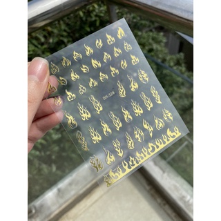 Sticker dán móng lửa hót