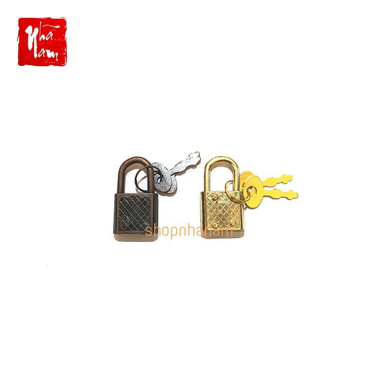 Khóa cổ bình mini, phụ kiện đai + khóa cổ dành cho bình ngâm rượu