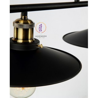 Đèn thả ròng rọc sắt 3 chao TH115