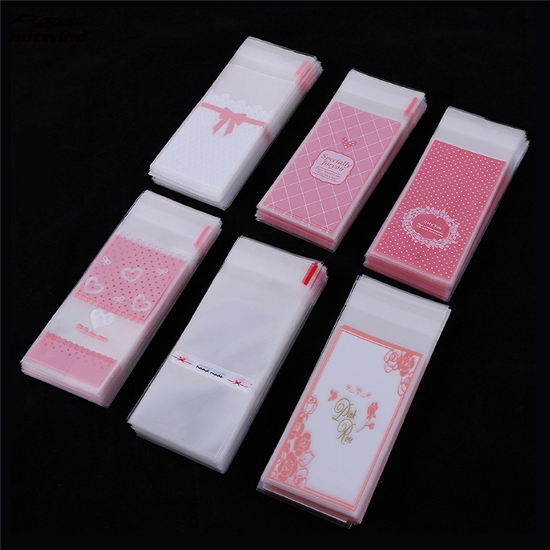 Set 100 Túi Bóng Kính Đựng Bánh Kẹo Xinh Xắn